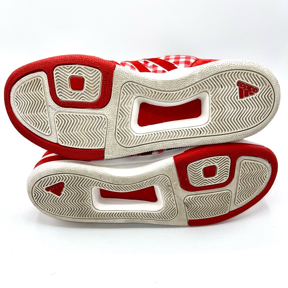Adidas Red & White Gingham Checkered 2007 - Picture 6 of 10